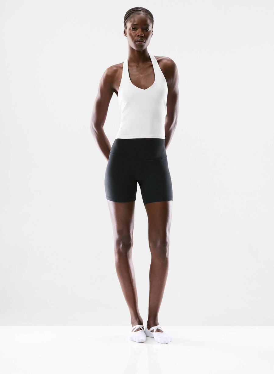 butter prime halter sportlinne ljusvit