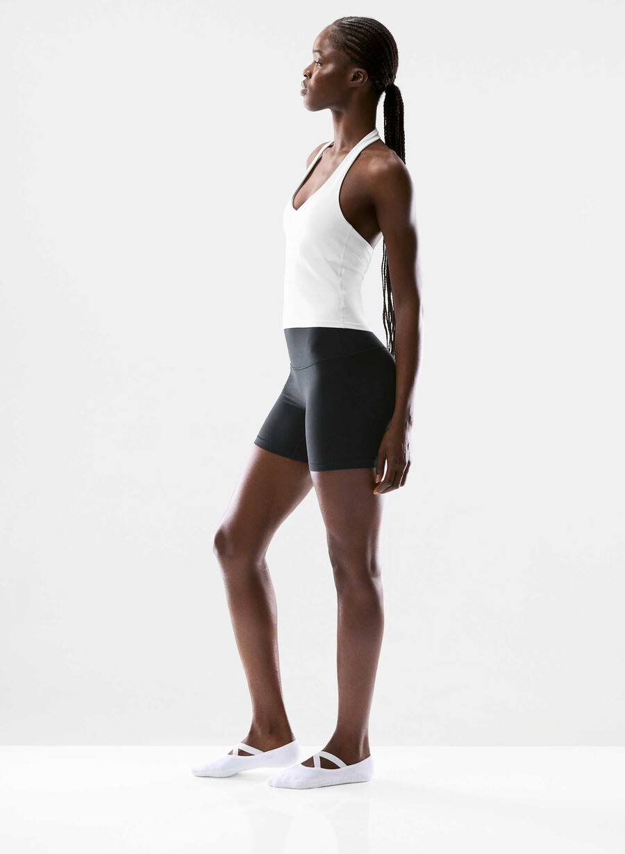 butter prime halter sportlinne ljusvit