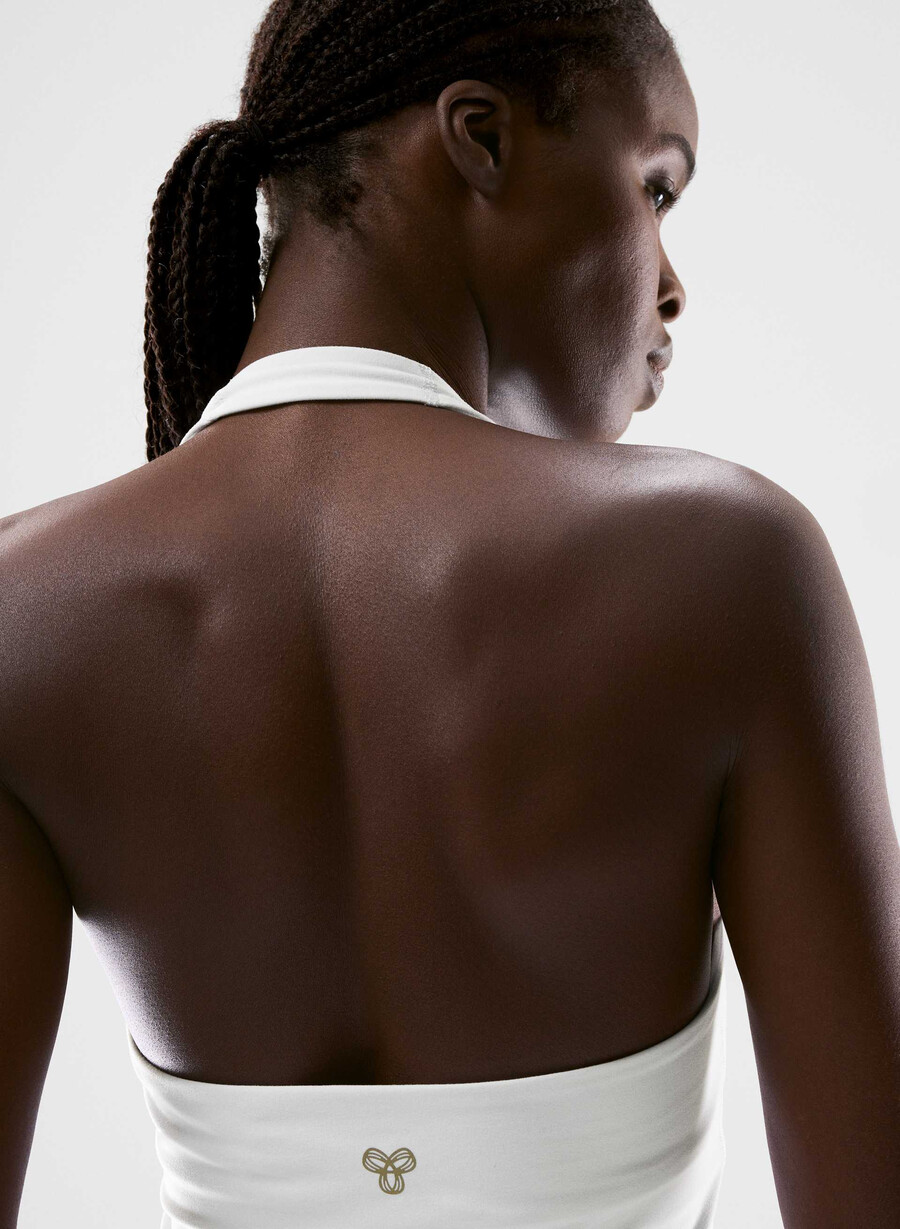 butter prime halter sportlinne ljusvit