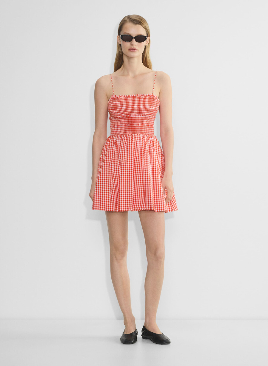 peachy poplin klänning otto gngm wtppy rÖd