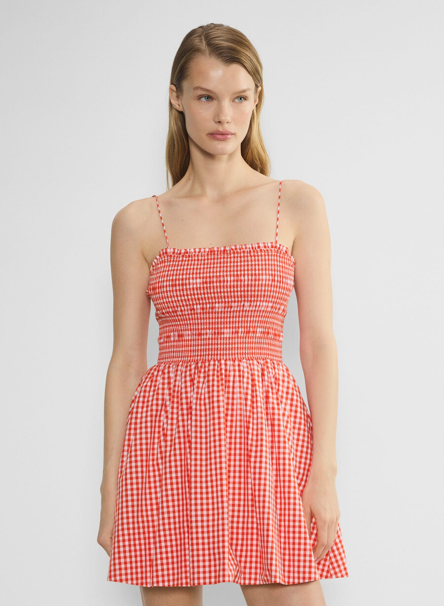 peachy poplin klänning otto gngm wtppy rÖd