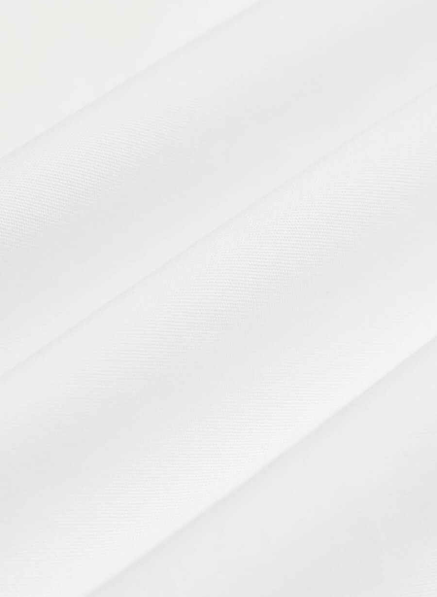 conscious poplinklänning ljusvit