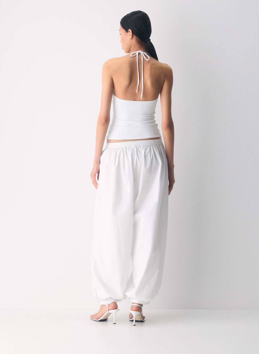 original contour grace halter top ljusvit