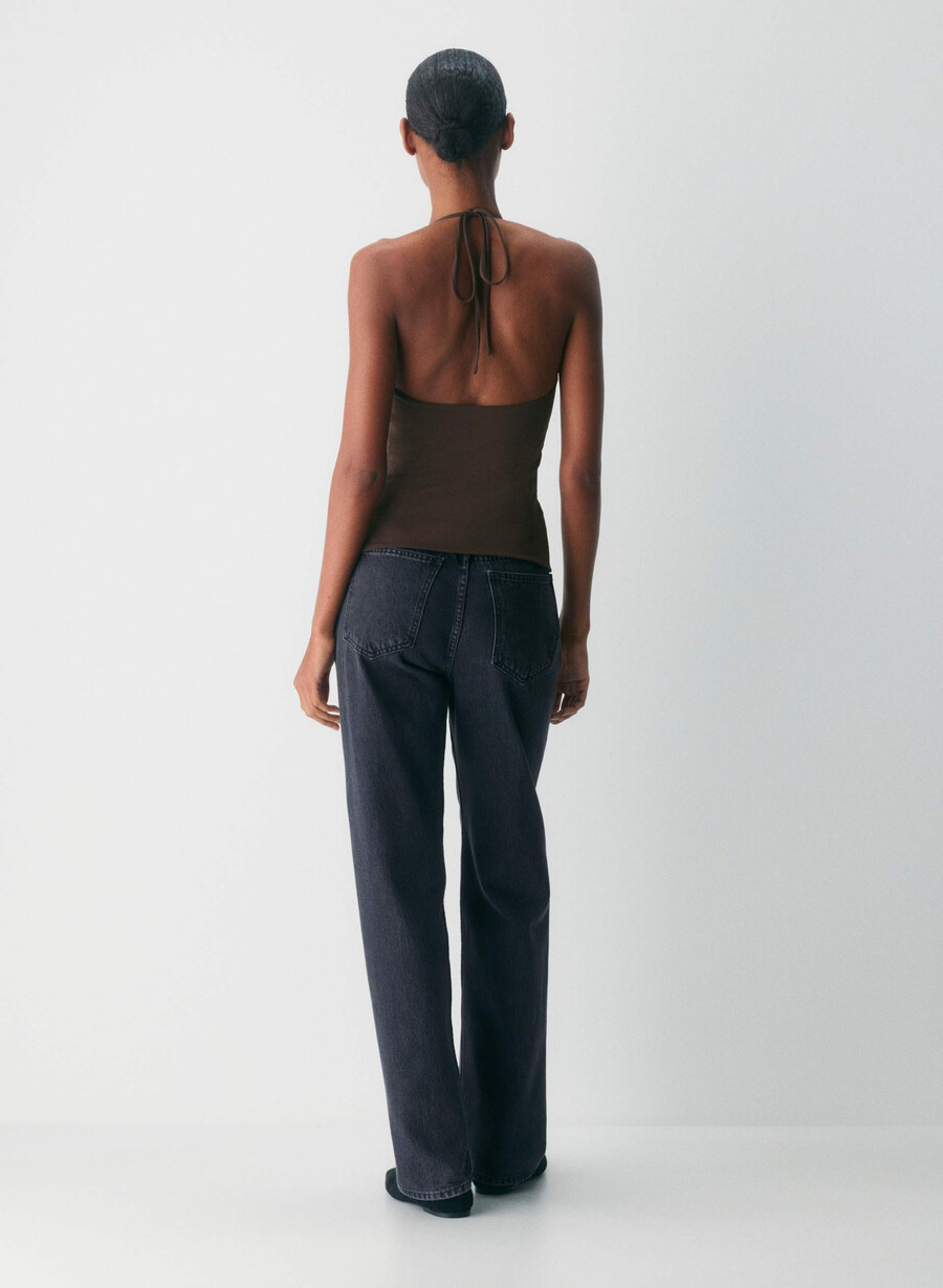 original contour grace halter top rik mocha brun