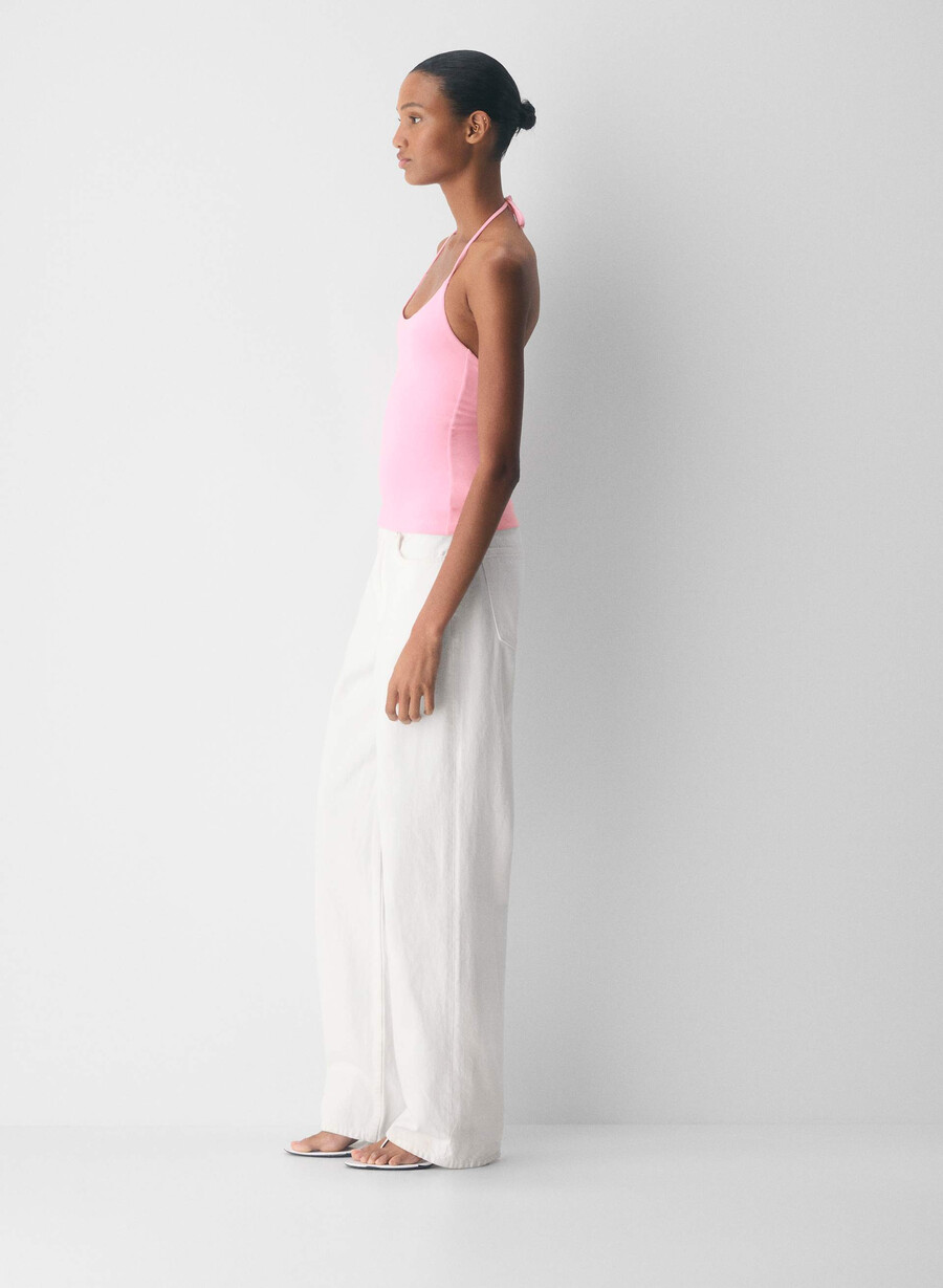 original contour grace halter top jellybean rosa