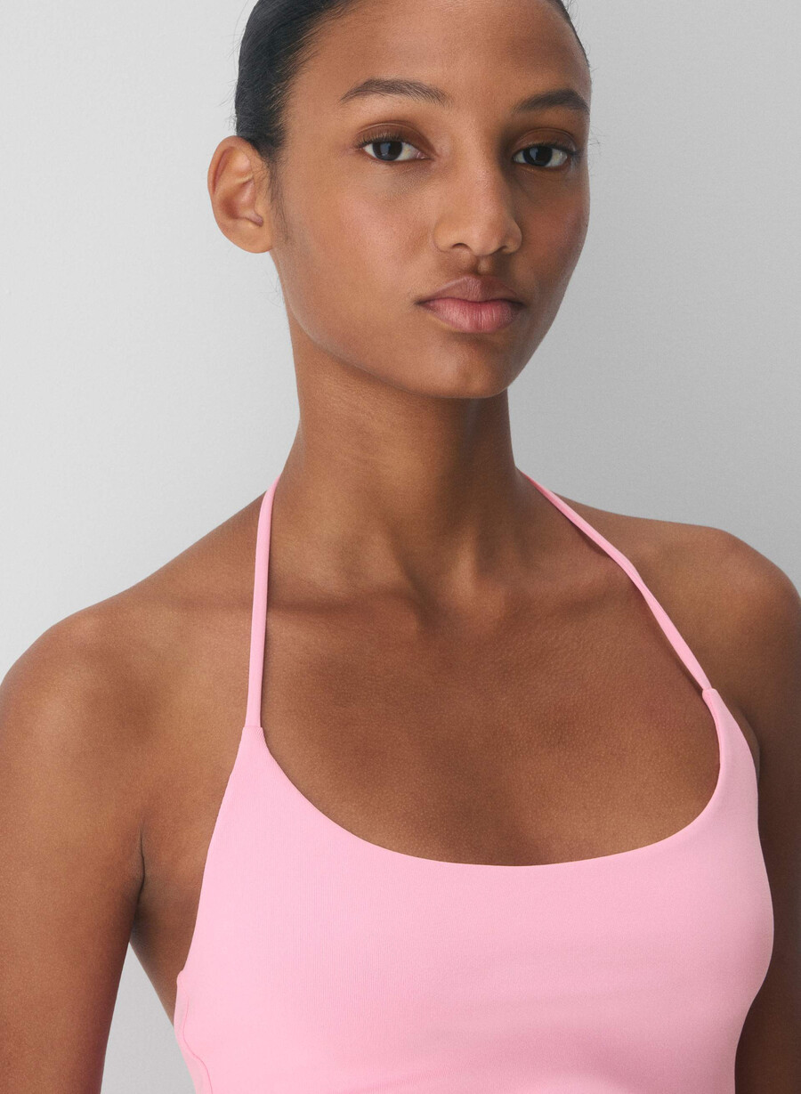 original contour grace halter top jellybean rosa
