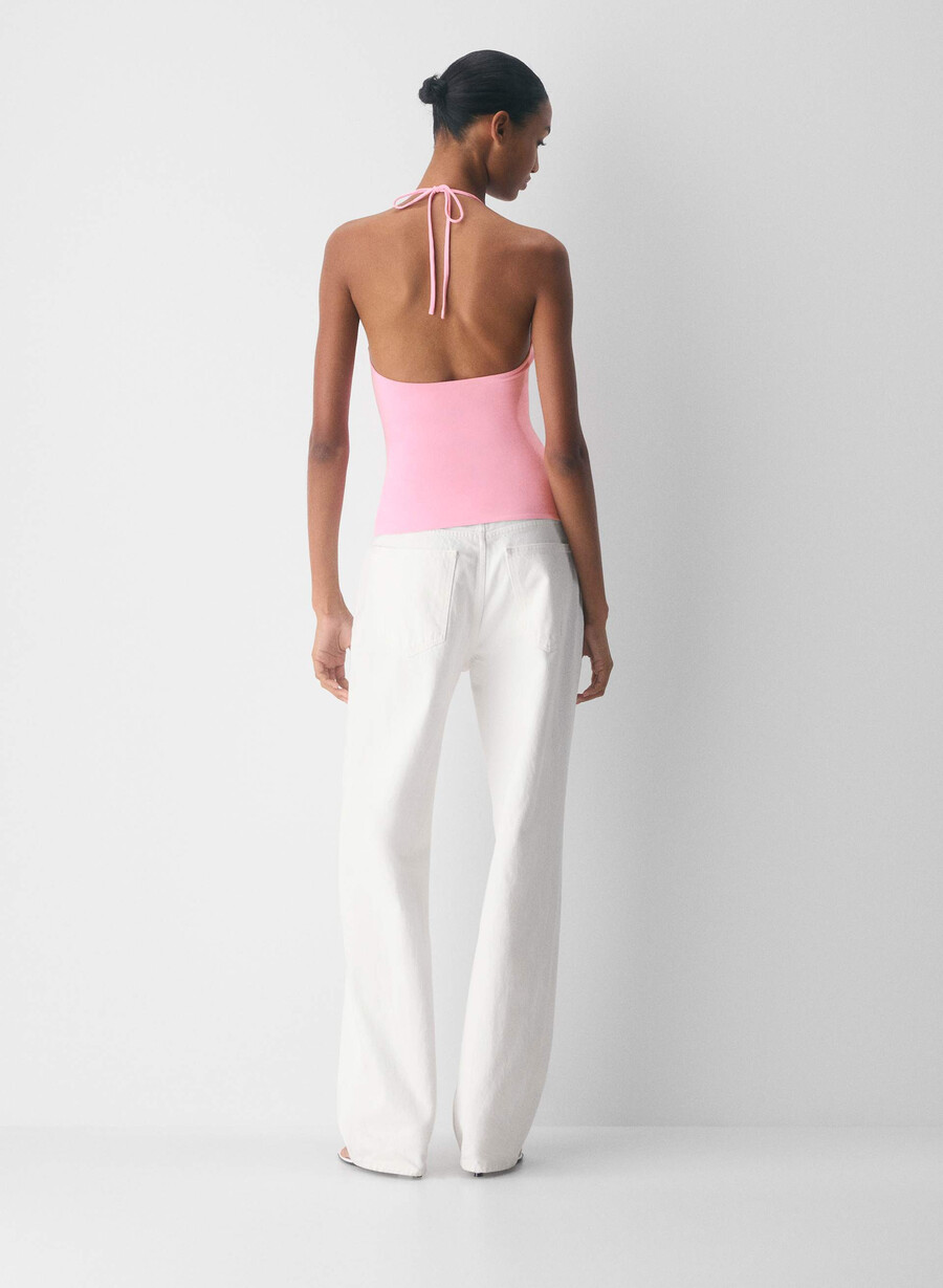 original contour grace halter top jellybean rosa