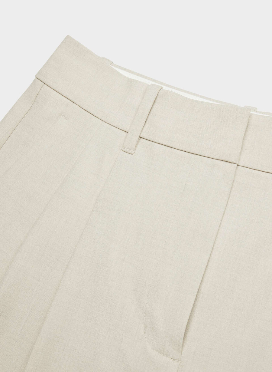 the effortless short mini - reessential light heather matt pearl