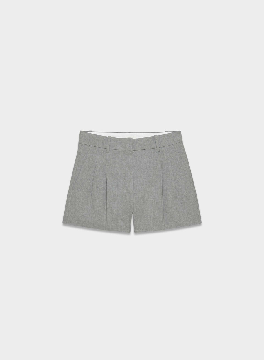the effortless short mini - reessential ljus mÖrkgrÅ ljuvlig