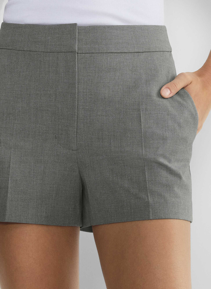 the limitless short mini - Återväsentlig ljus mÖrkgrÅ