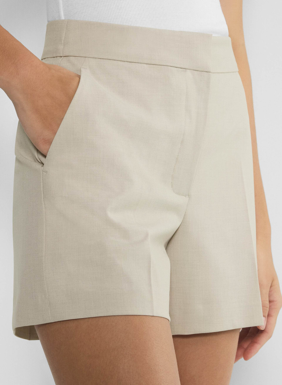 the limitless short mid-thigh - reessential light heather matt pearl