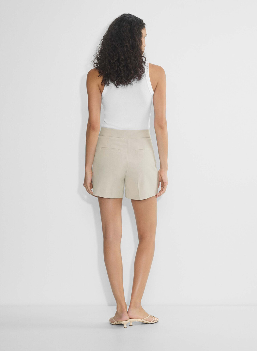 the limitless short mid-thigh - reessential light heather matt pearl