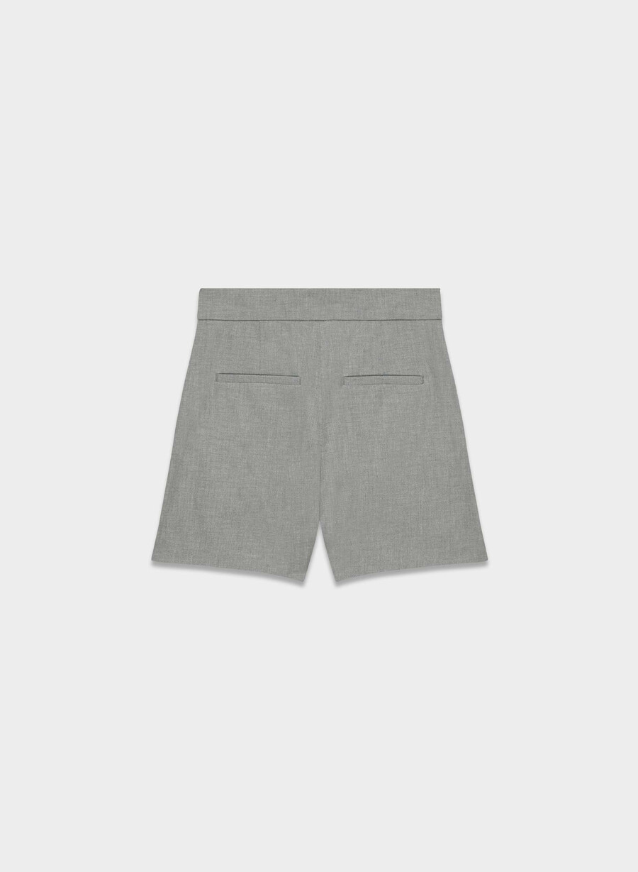 limitless short mid-thigh - reessential light heather dark grey
