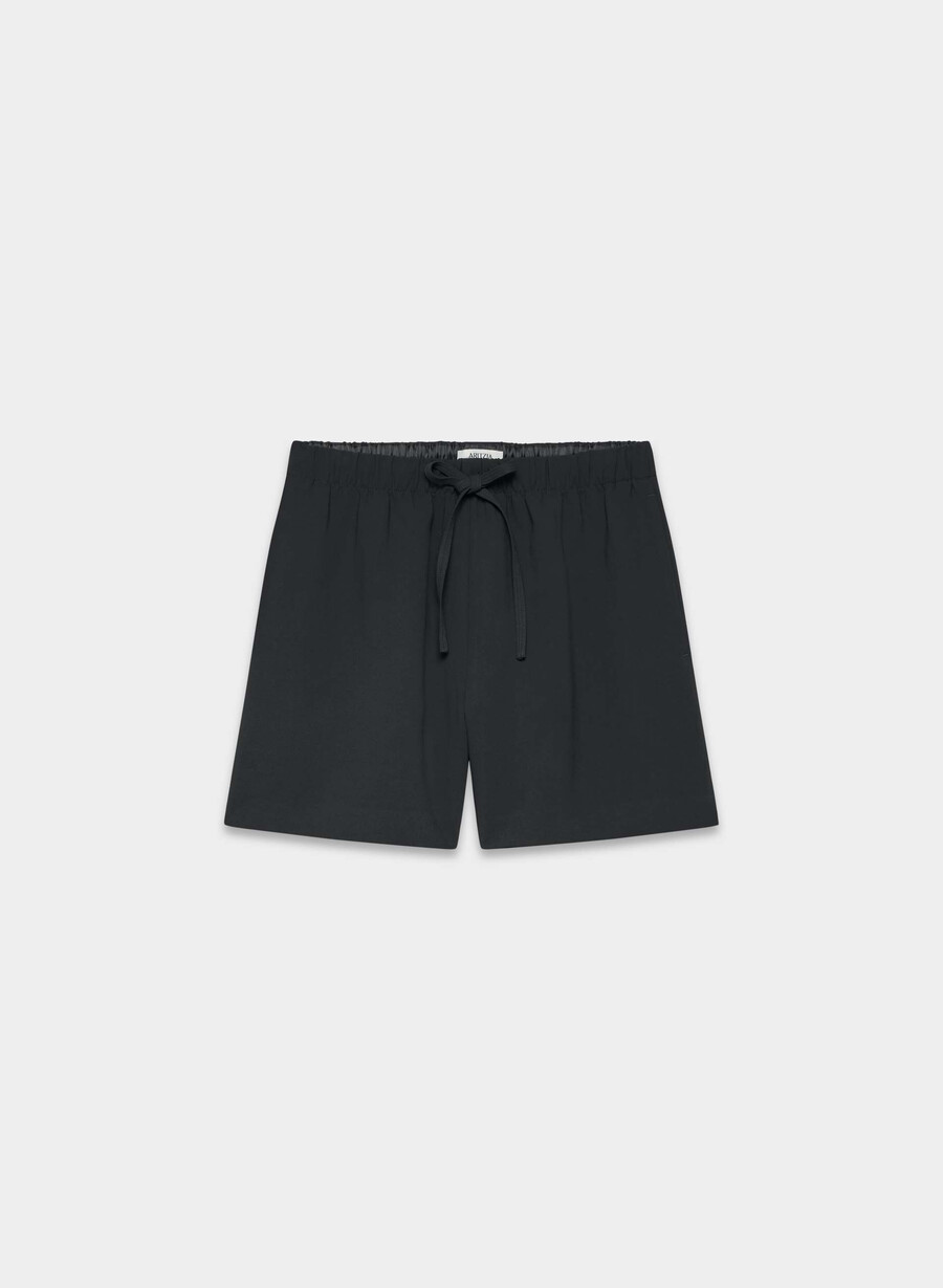 the lodge short mid-thigh - crepette svart