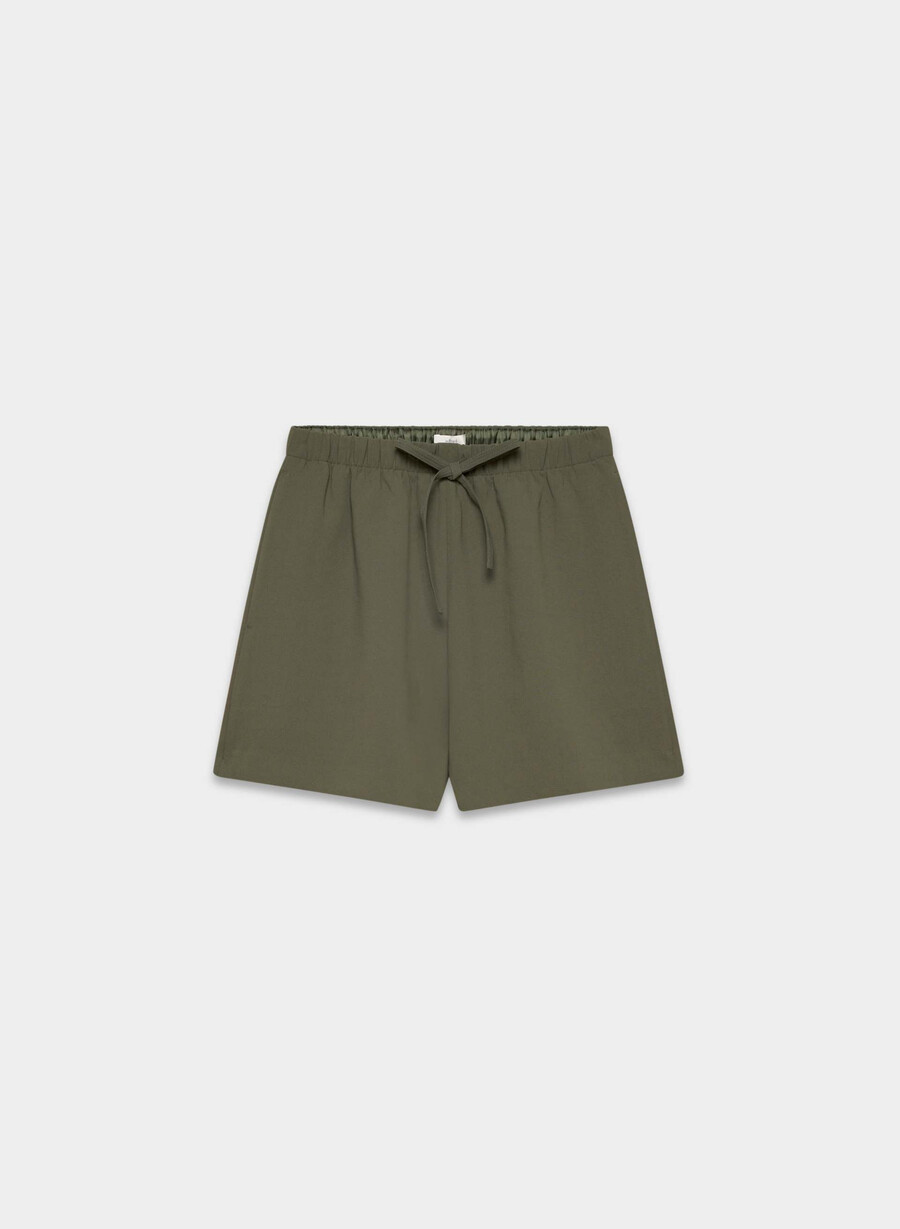 the lodge short mid-thigh - crepette mÖrkoliv