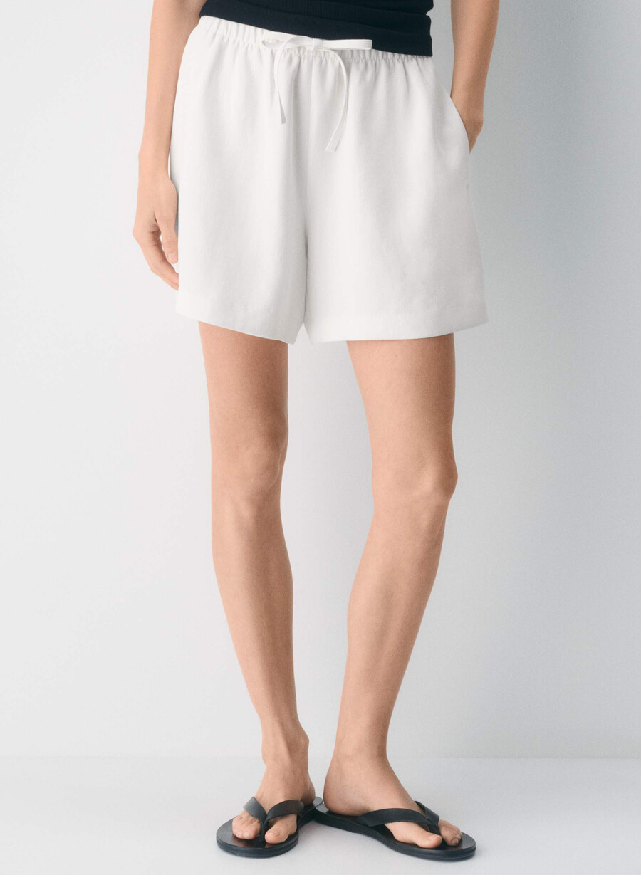 the lodge short mid-thigh - crepette mÖrkoliv