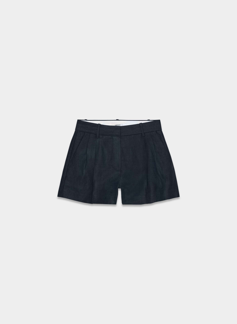 the effortless short curve-fit mini - cruiselinen dark nat navy