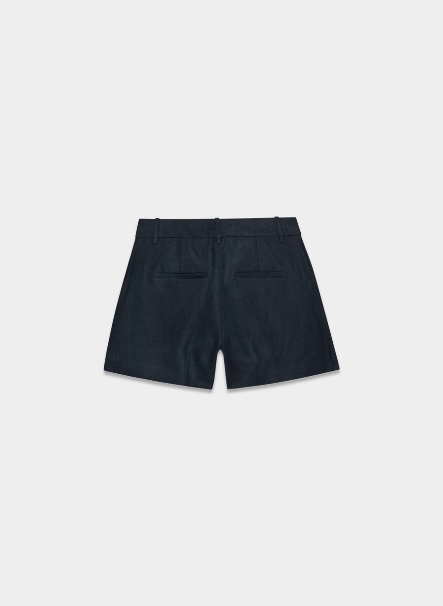 the effortless short curve-fit mini - cruiselinen dark nat navy