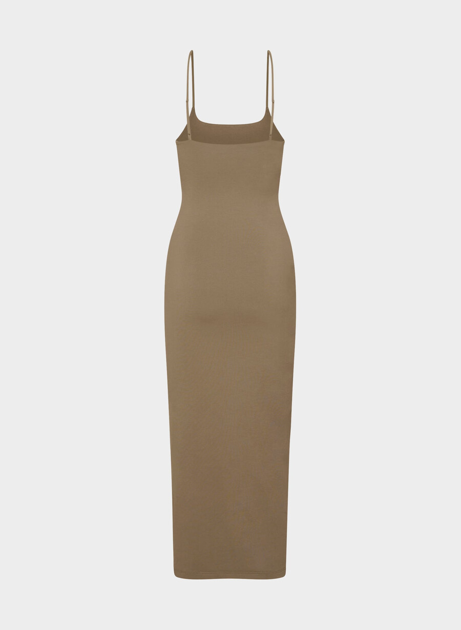 casual contour summon maxi cami klänning folio brun