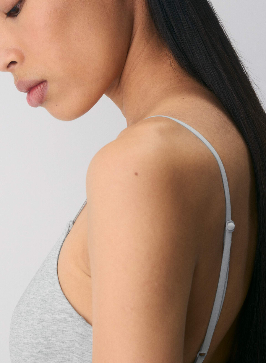 casual contour summon maxi cami klänning ljungfärgad krom