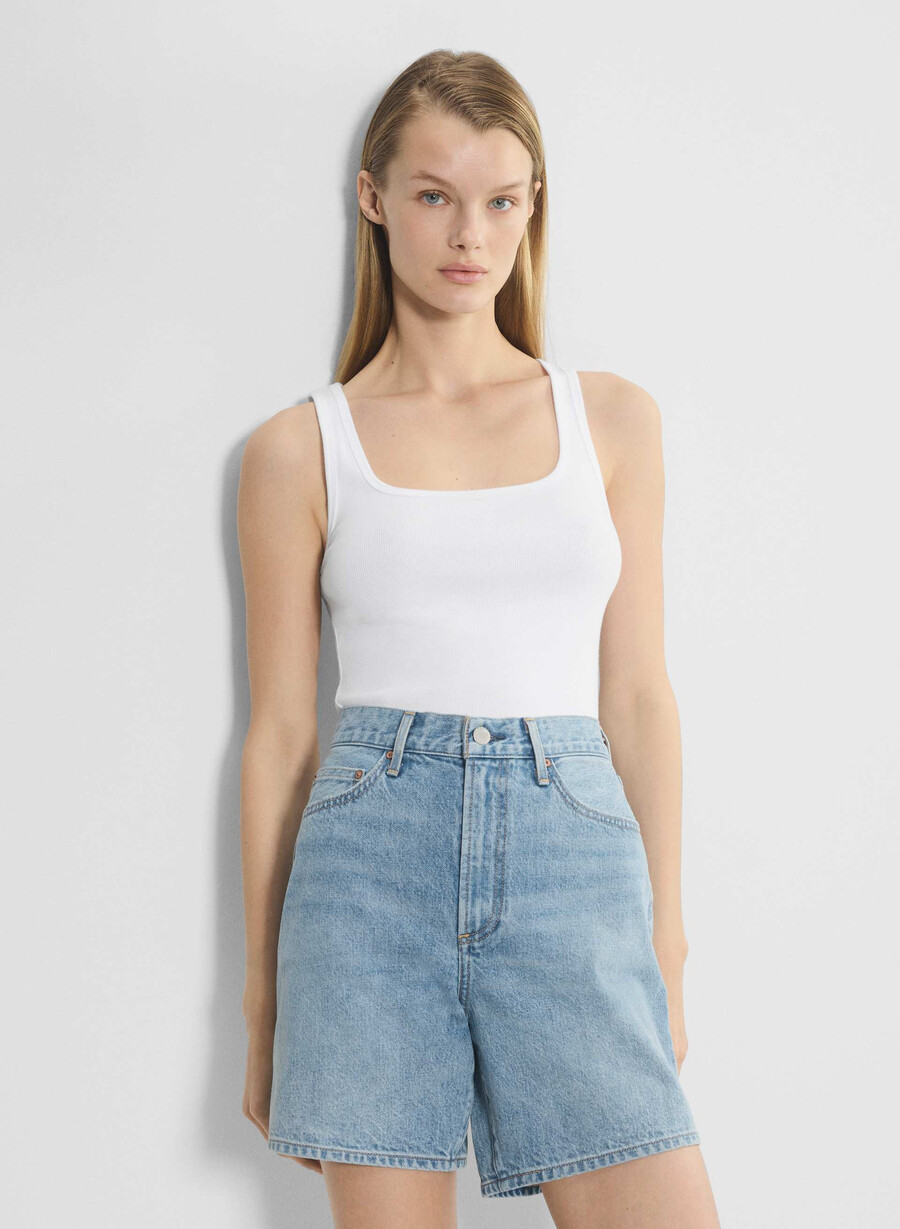 denim forum 90-talets vintage höga midjebyxor i baggy-modell 7 år bleu taboo