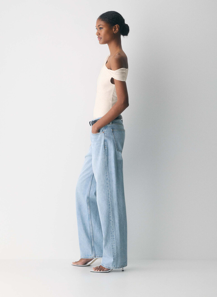 casual contour ravish topp ljus havregrynsgrÖn