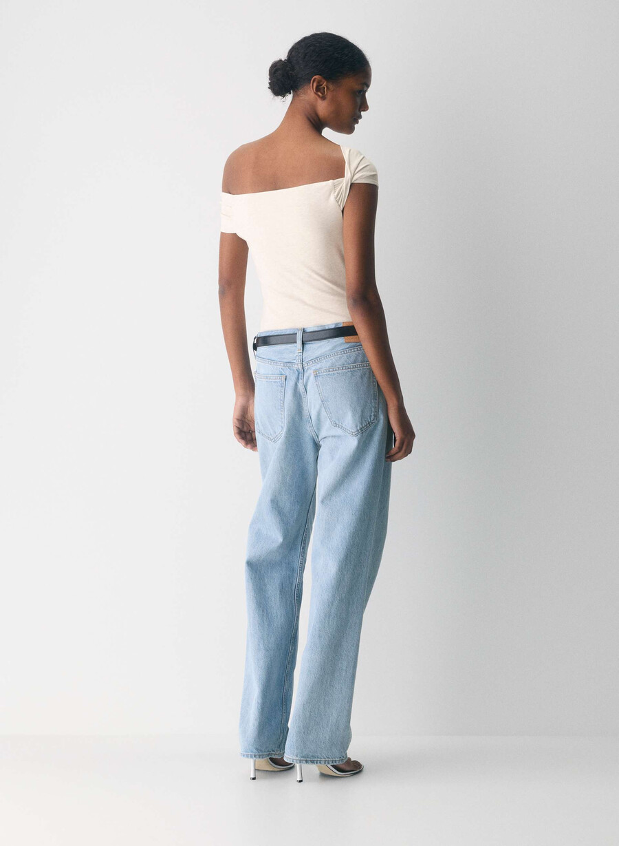 casual contour ravish topp ljus havregrynsgrÖn