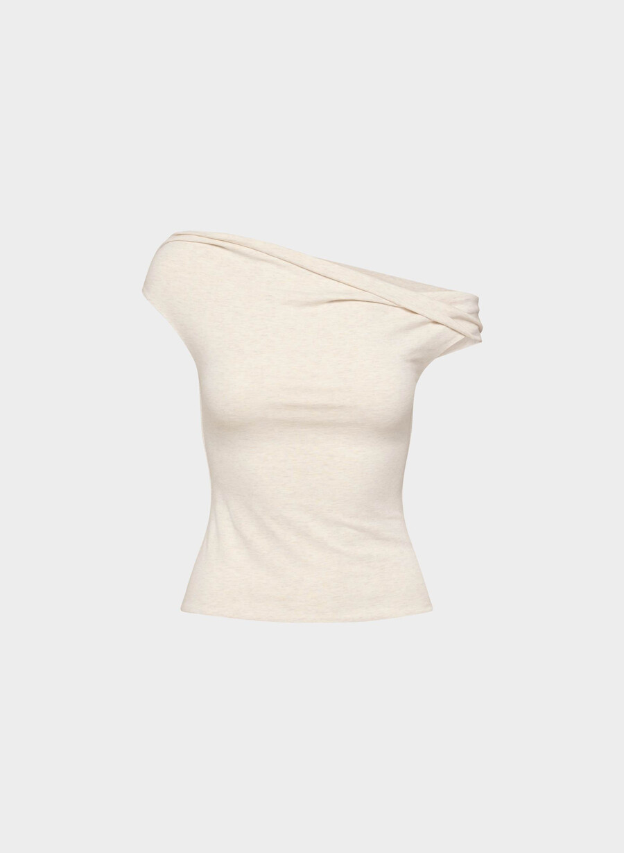 casual contour ravish topp ljus havregrynsgrÖn