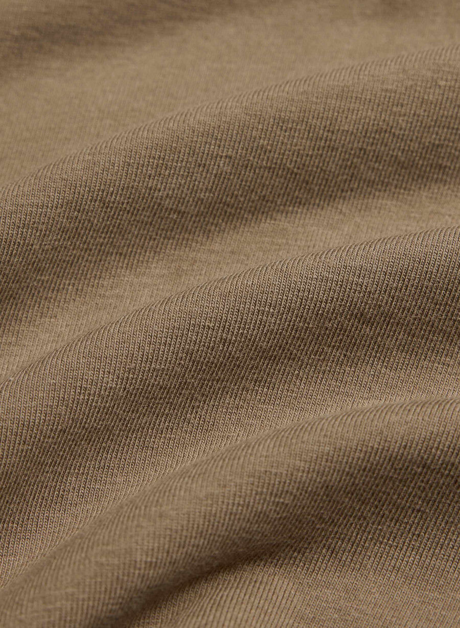 casual contour presence linne med linnemönster folio brun