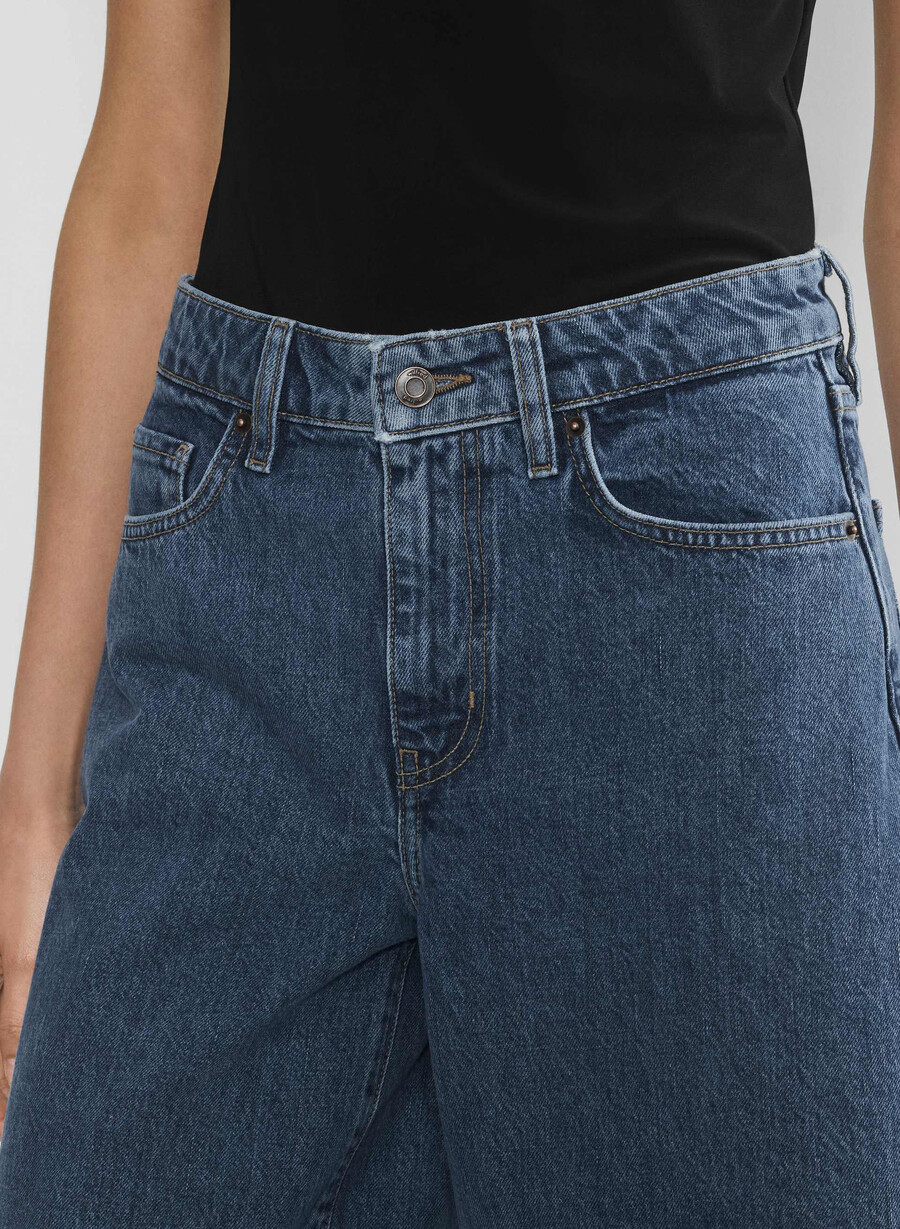 publicity denimshorts nedanför knä no-stress medium blÅ