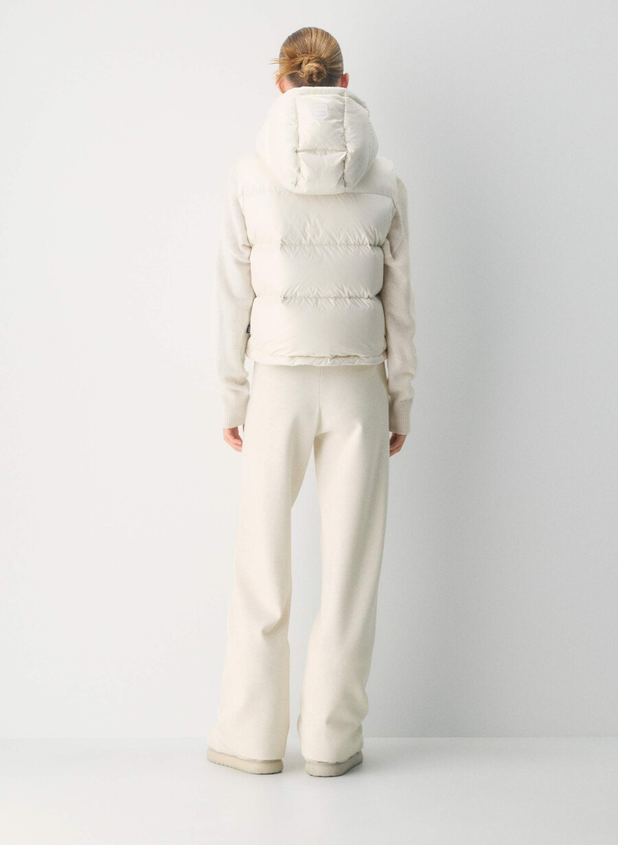 super puff shorty väst - högblank bjÖrk