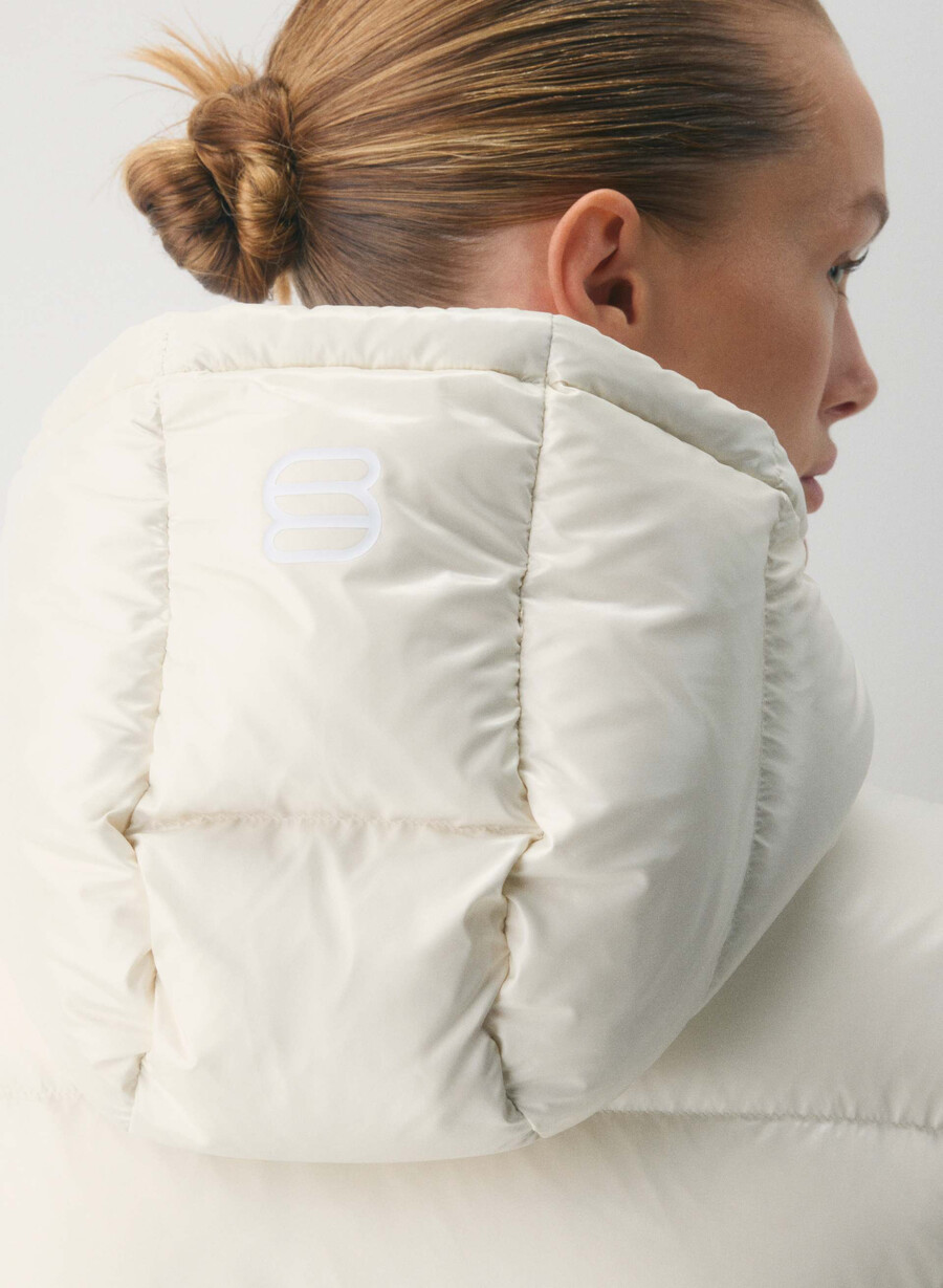 super puff shorty väst - högblank bjÖrk