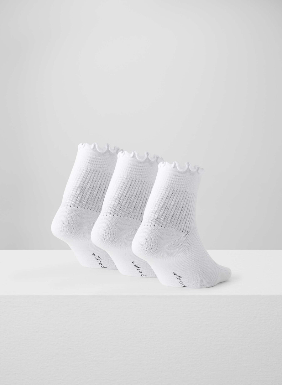 sugarplum ankelstrumpor 3-pack vita