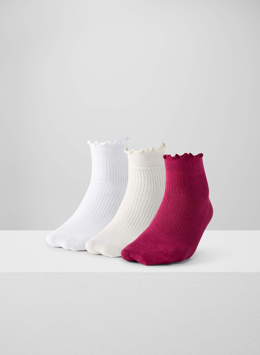 sugarplum ankelstrumpor 3-pack wtlt birchjcy rose