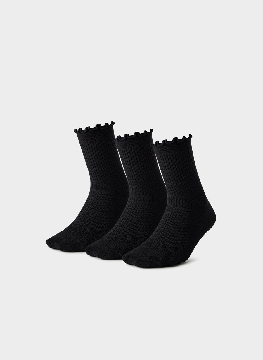 sugarplum crew strumpor 3-pack svart