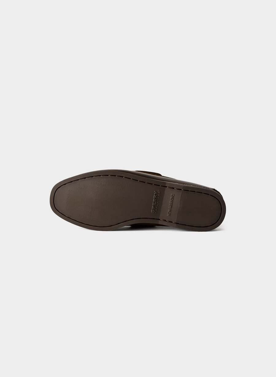 sperry x aritzia ao båtsko - slät läder distressed rch mc brn