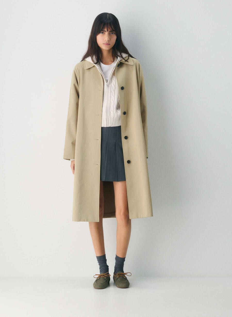 sperry x aritzia slim boat shoe - nubuckläder mainstay beige