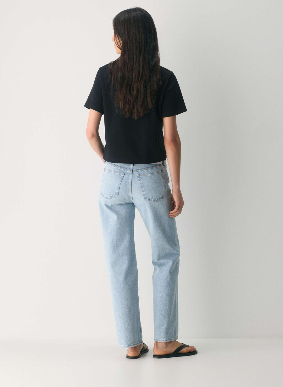 denim forum farrah lo-rise wide jeans 15 yrs brl thr bleu