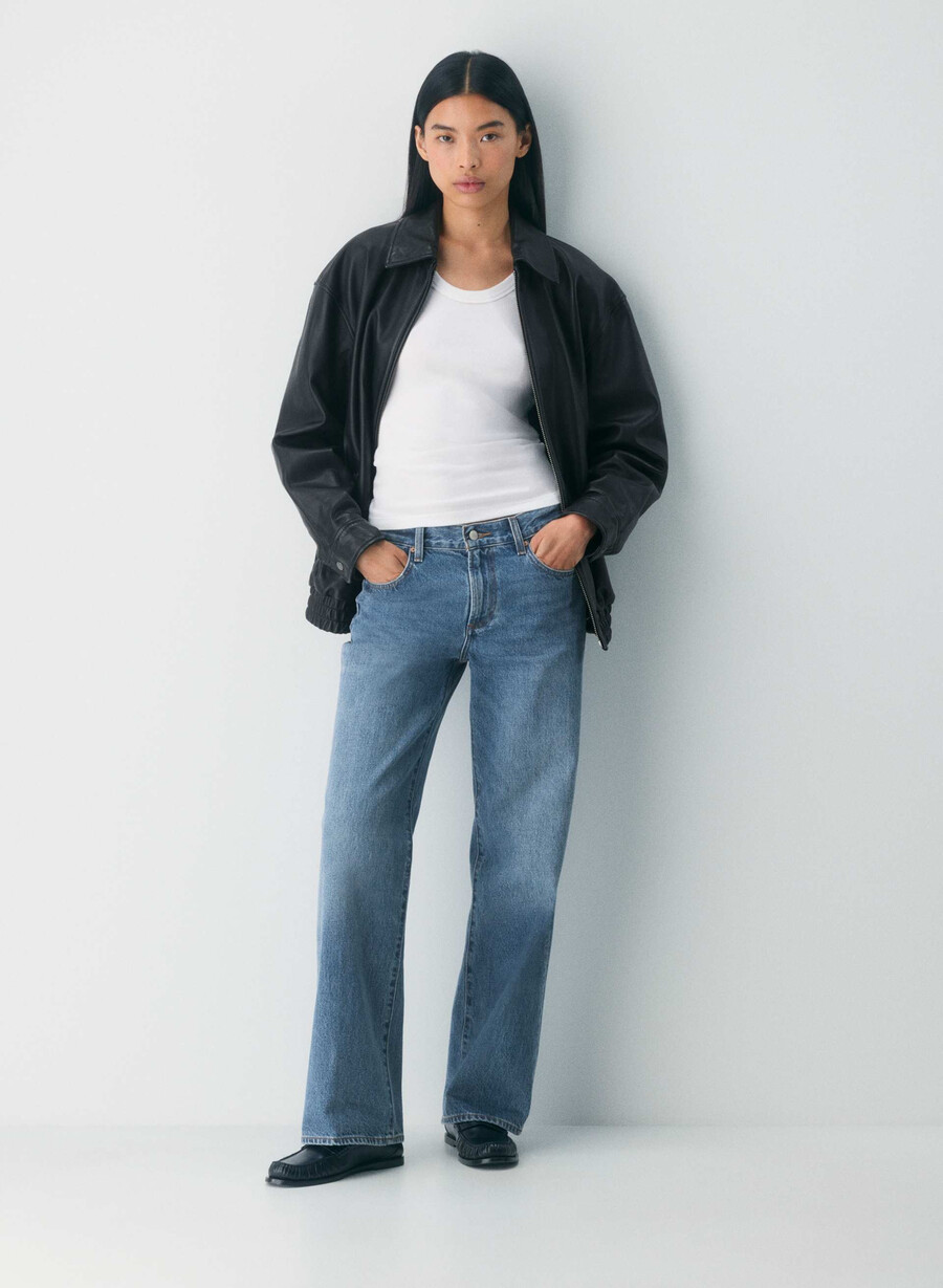 denim forum farrah lo-rise wide jeans 5 yrs kiss n tell blÅ