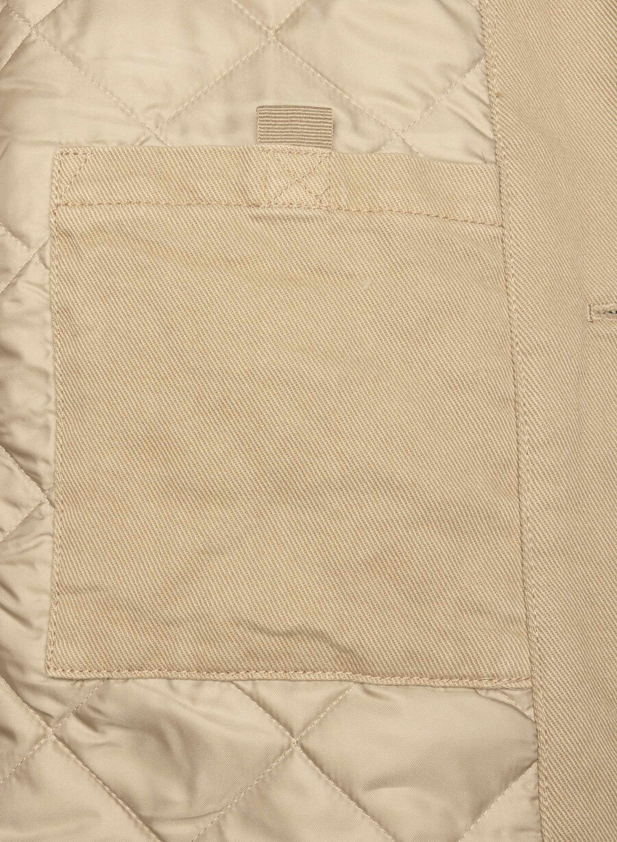 barnett chore jacka vintage tan khaki
