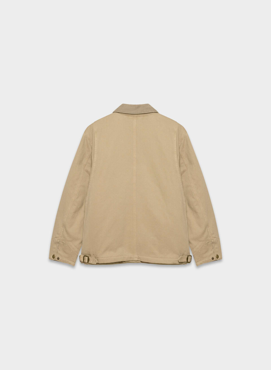 barnett chore jacka vintage tan khaki