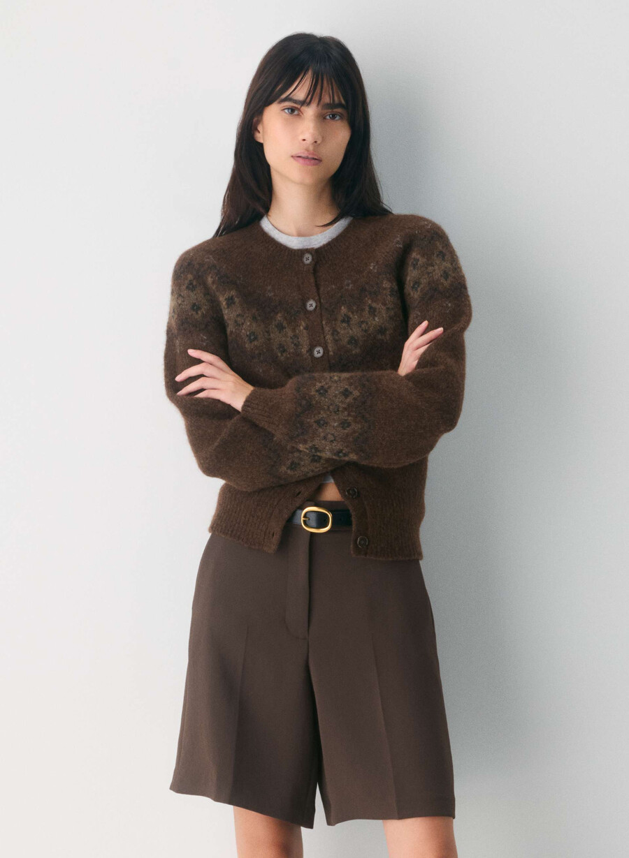 dossier short rich mocha brown