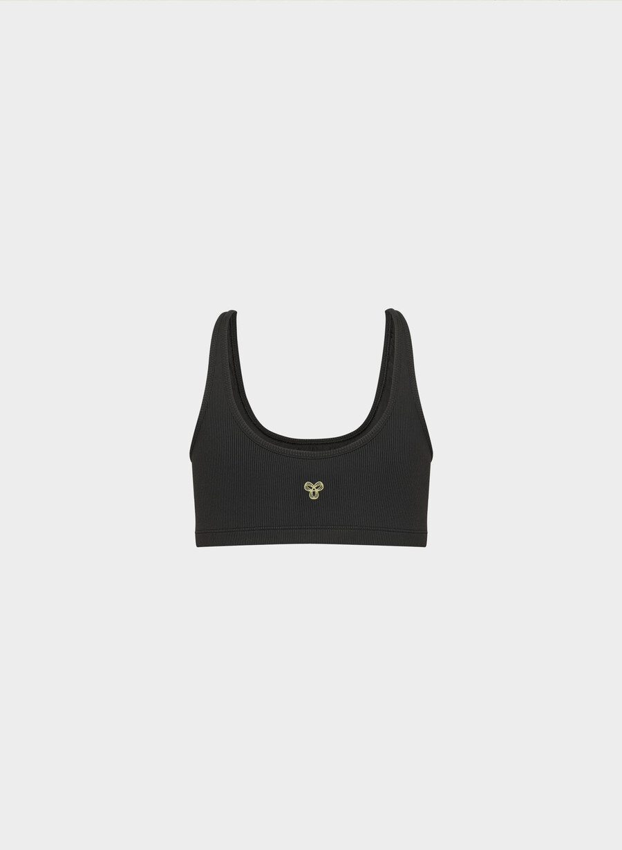 life rib mini-bh-topp svart