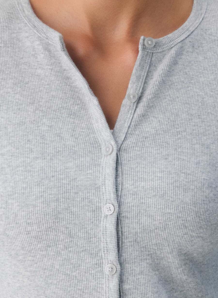 homestretch rib syncopation button-up ljungkrom