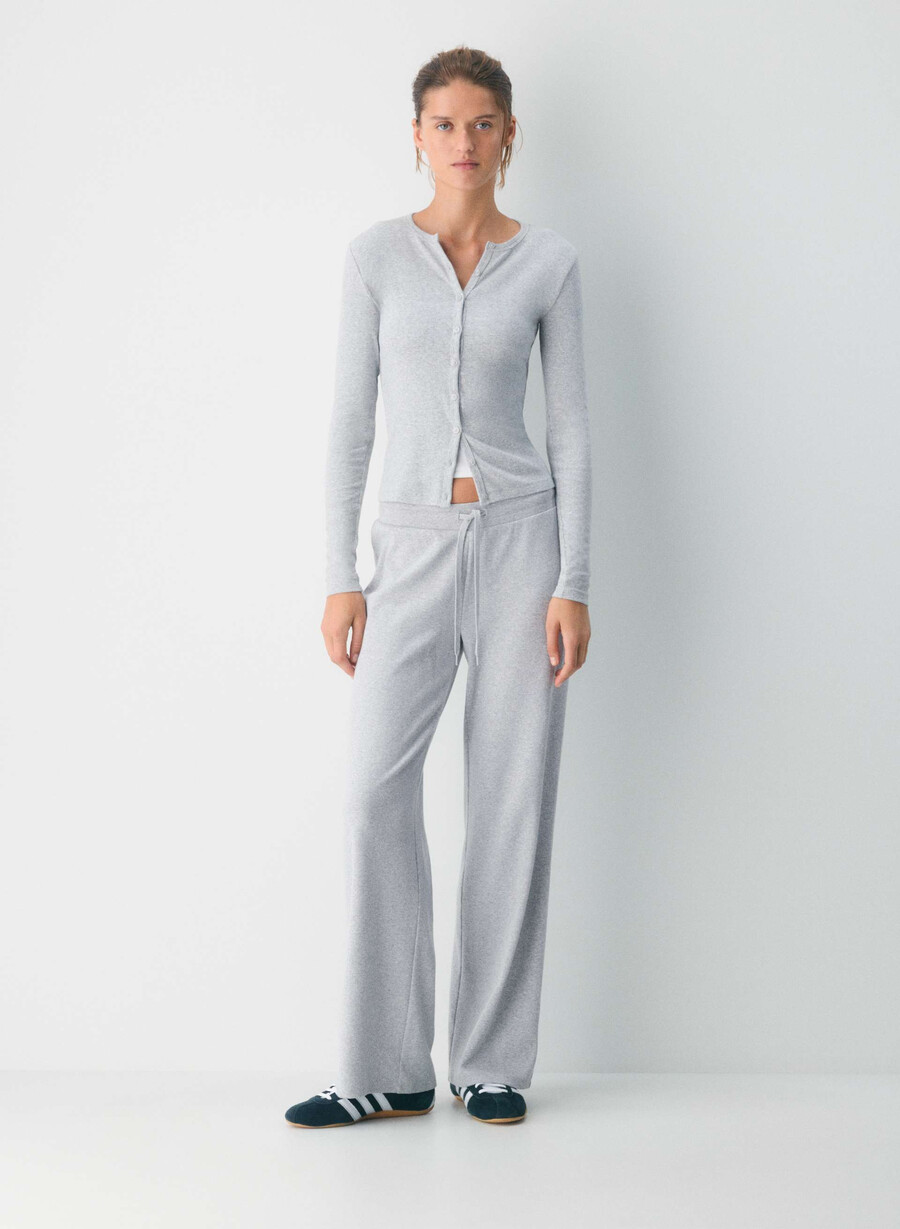 homestretch rib syncopation button-up ljungkrom