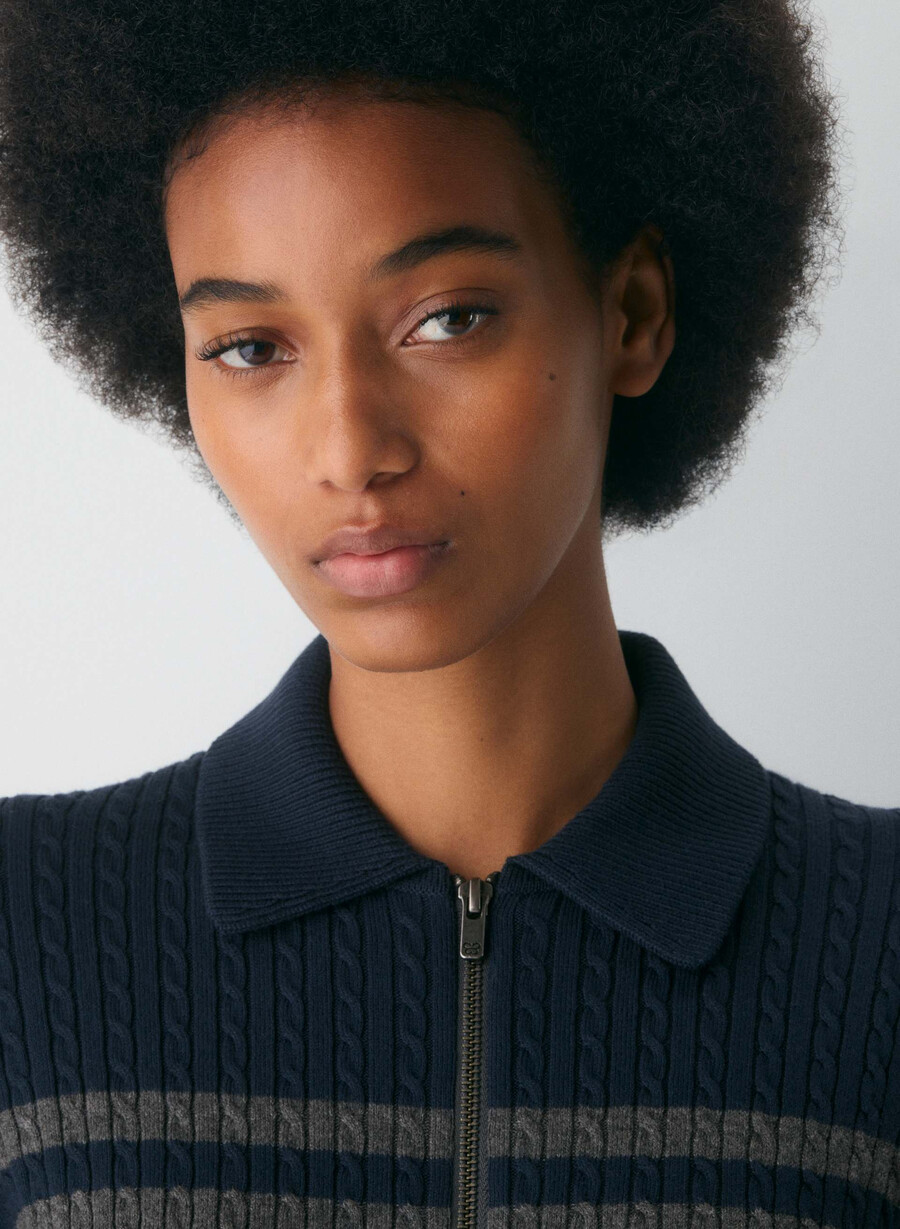 cotton charm meadow zip-up ljusbjörkadmiral