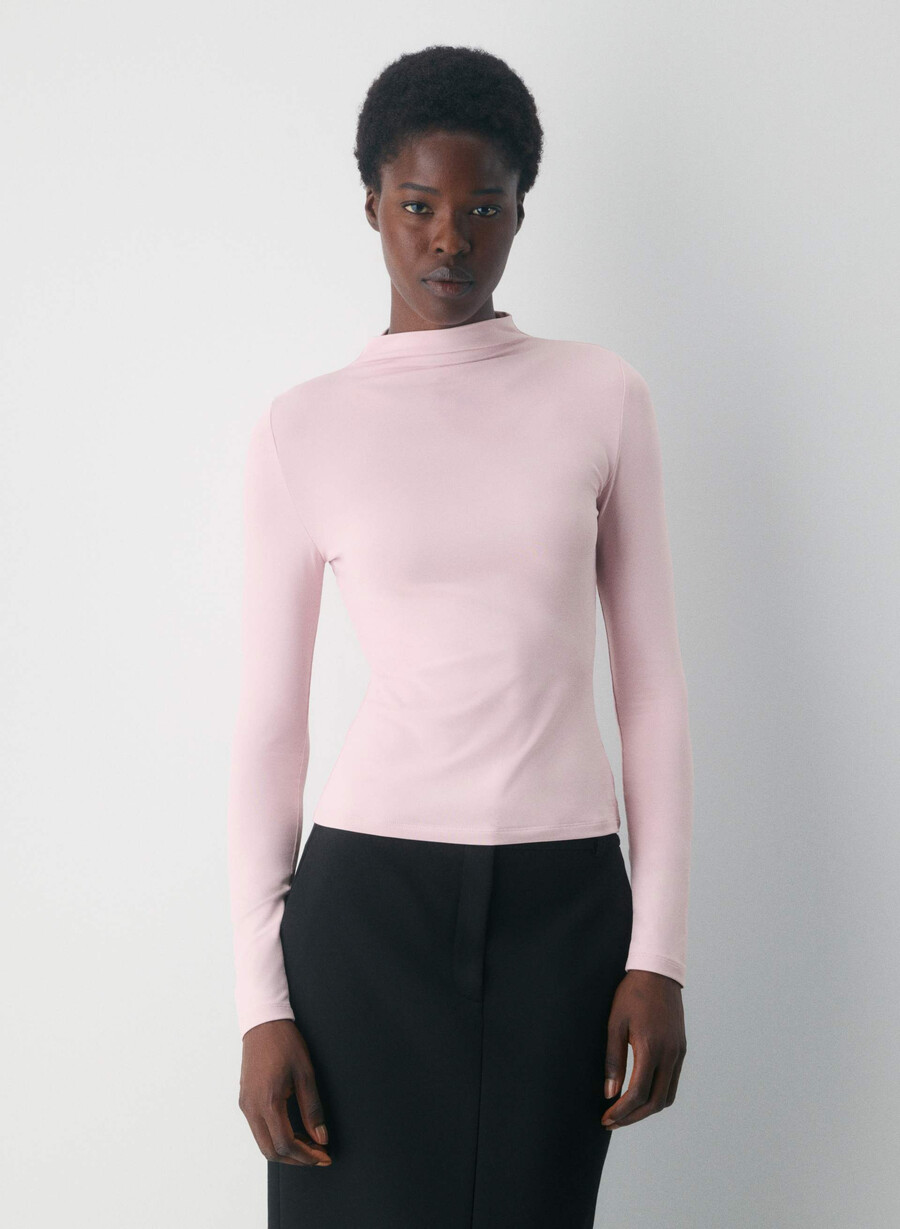 original contour lyric mockneck dammig rosa