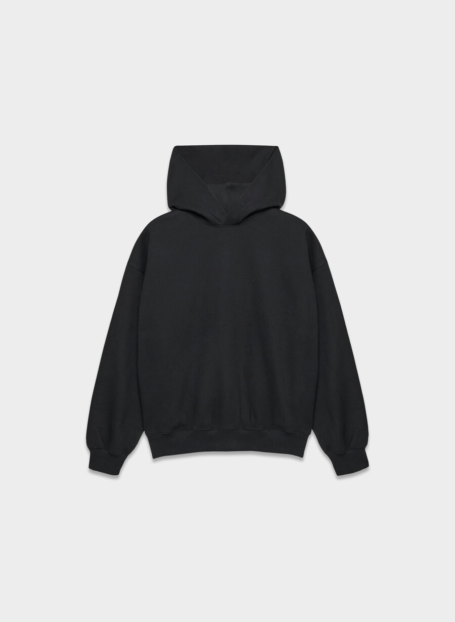 mysig fleece mega hoodie svart
