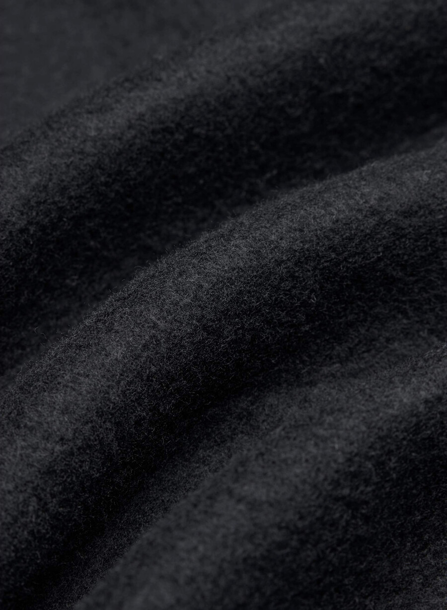 mysig fleece mega hoodie svart