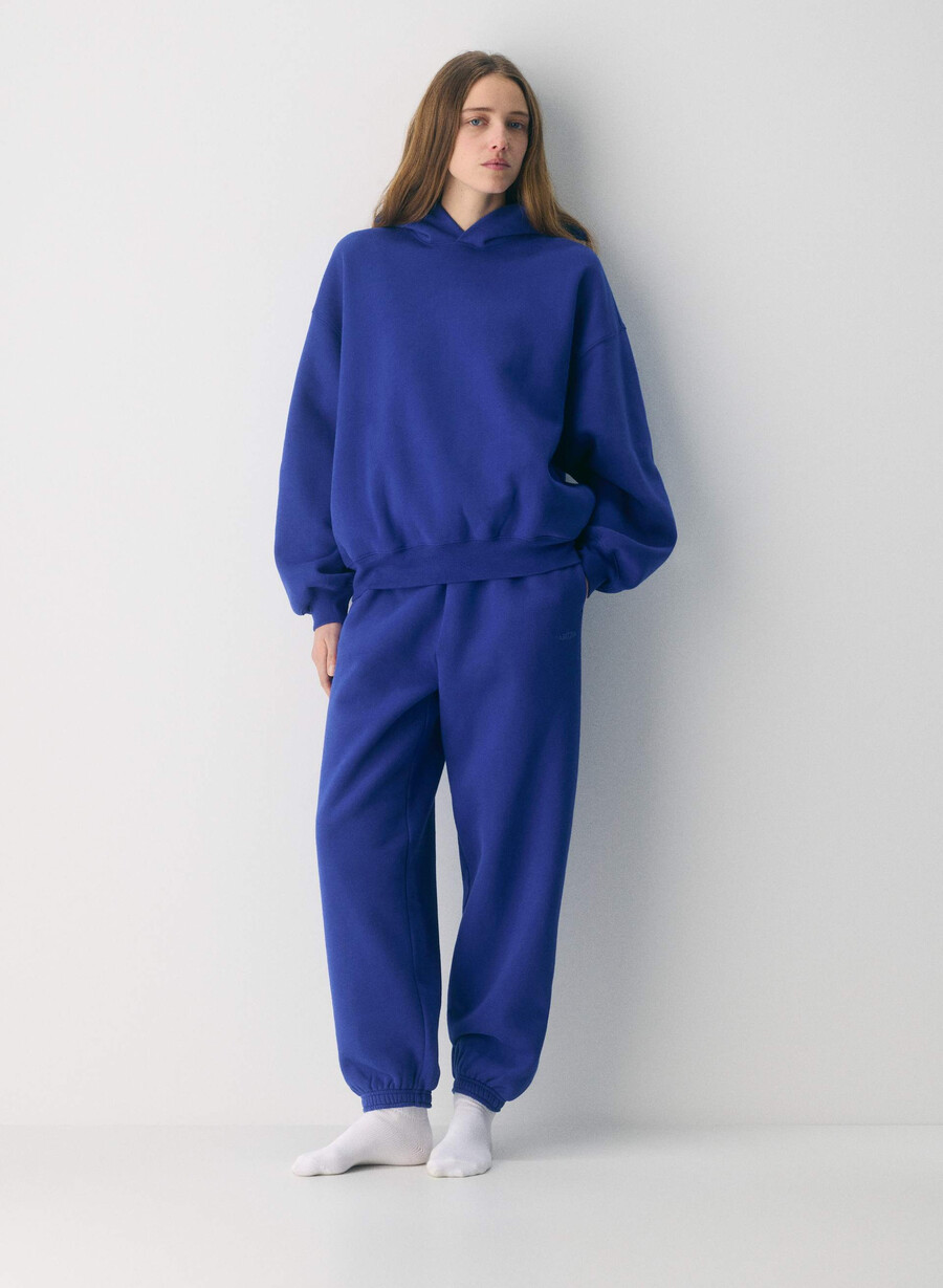 mysig fleece mega hoodie ablaze blÅ